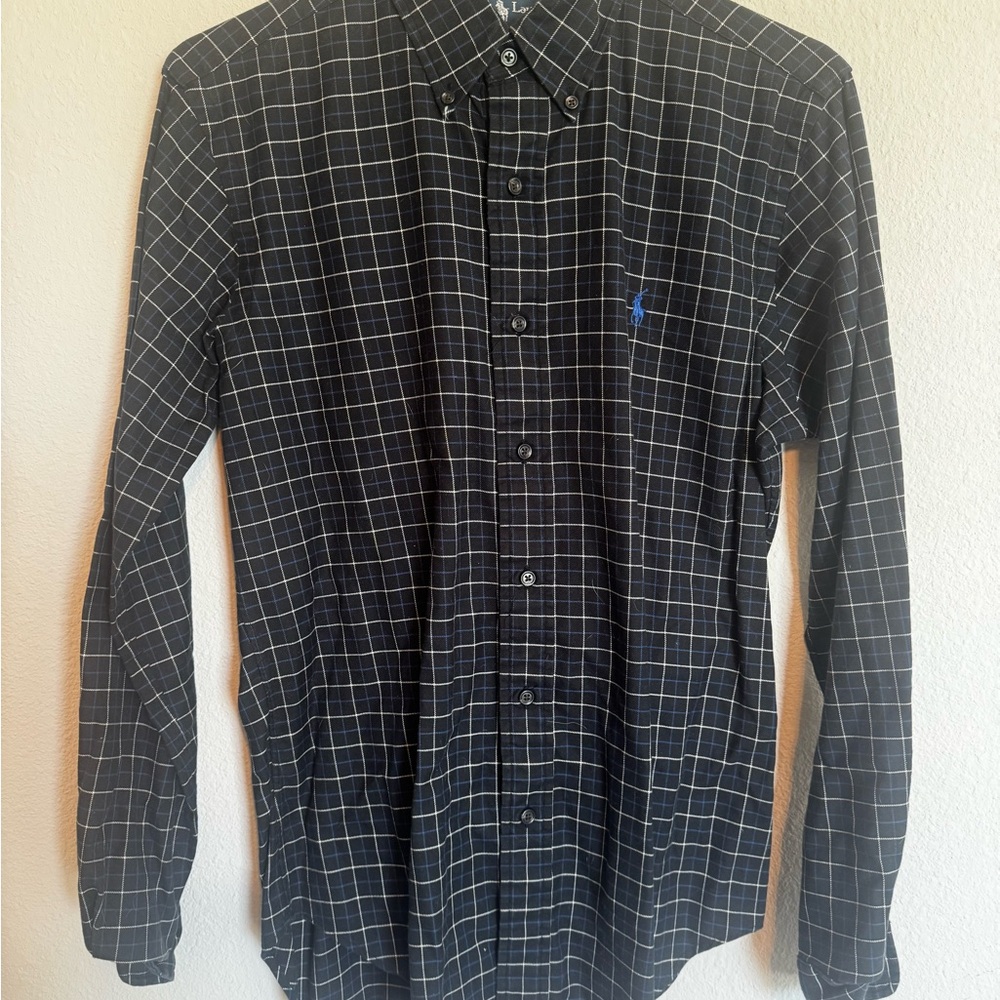 Polo Ralph Lauren Black and White Checkered Shirt